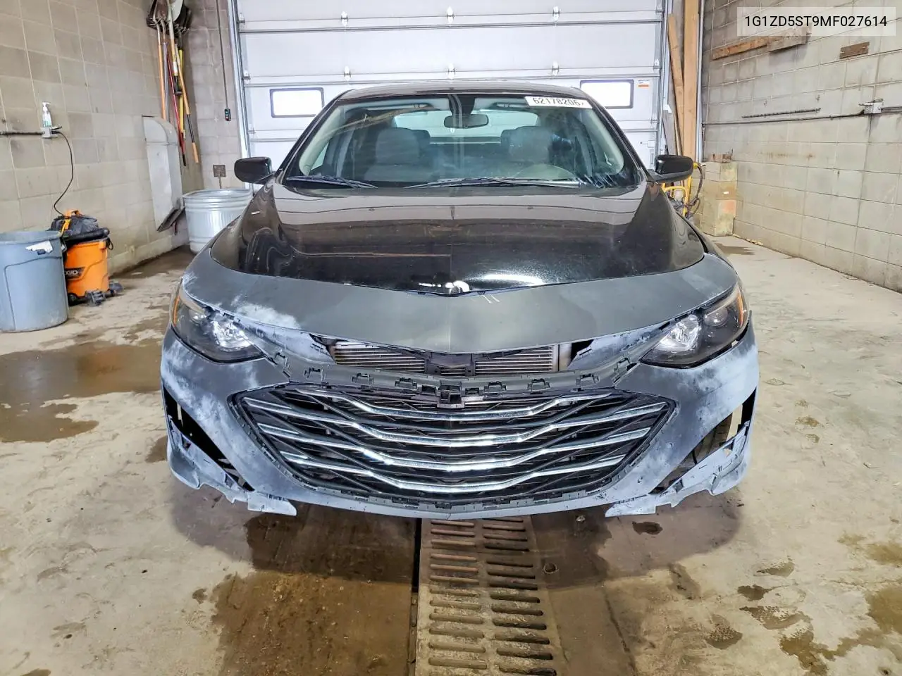 2021 Chevrolet Malibu Lt VIN: 1G1ZD5ST9MF027614 Lot: 62178206