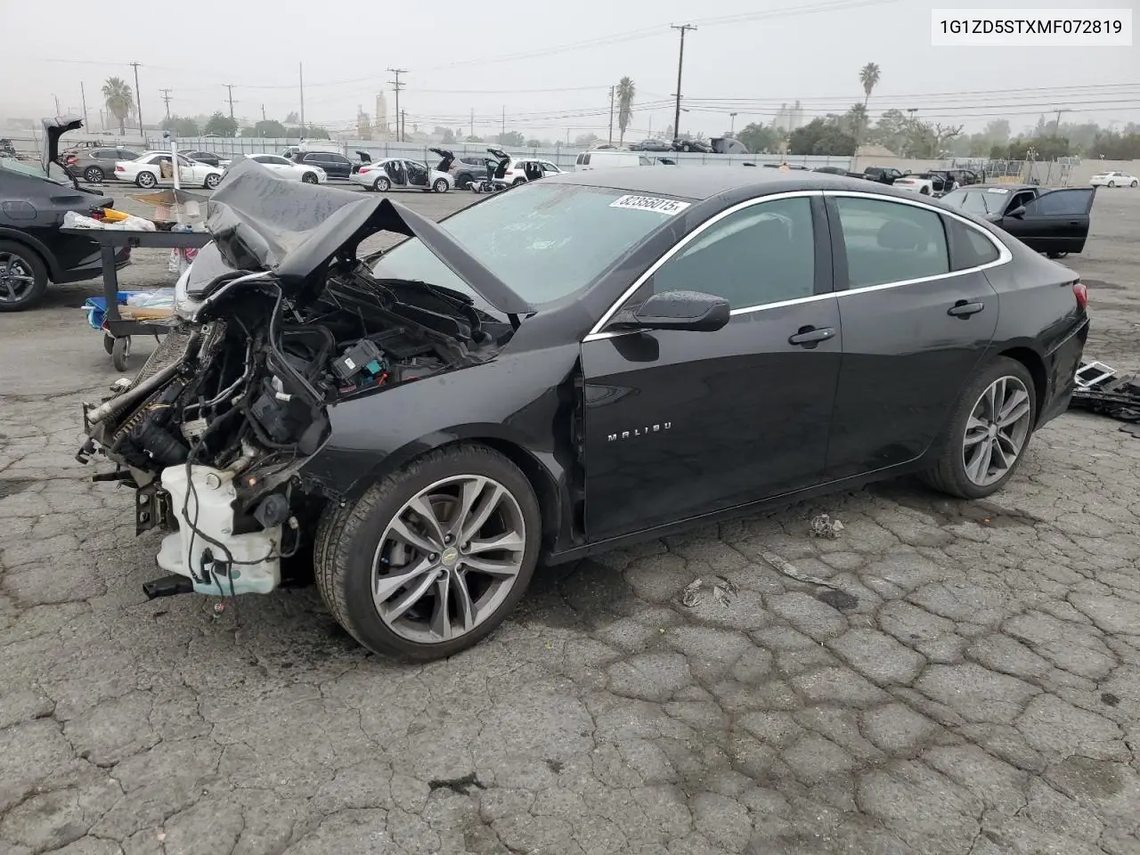 1G1ZD5STXMF072819 2021 Chevrolet Malibu Lt