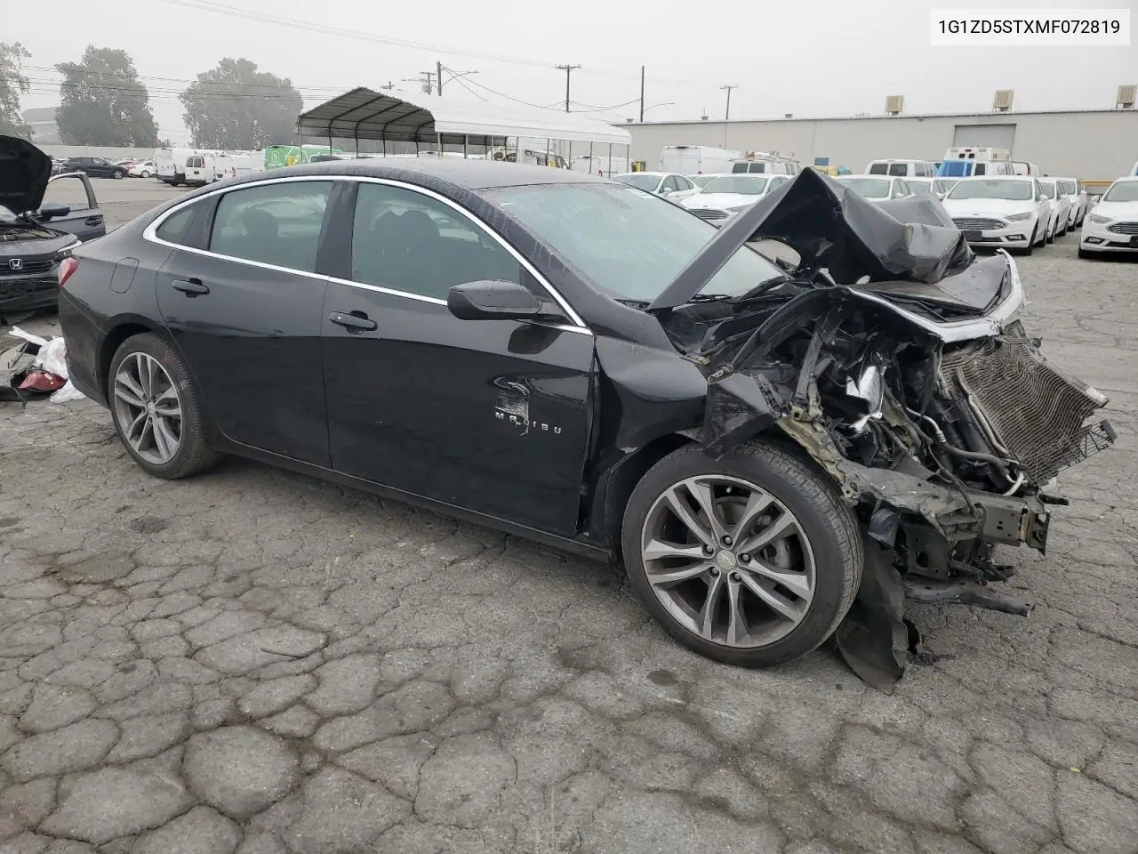 1G1ZD5STXMF072819 2021 Chevrolet Malibu Lt