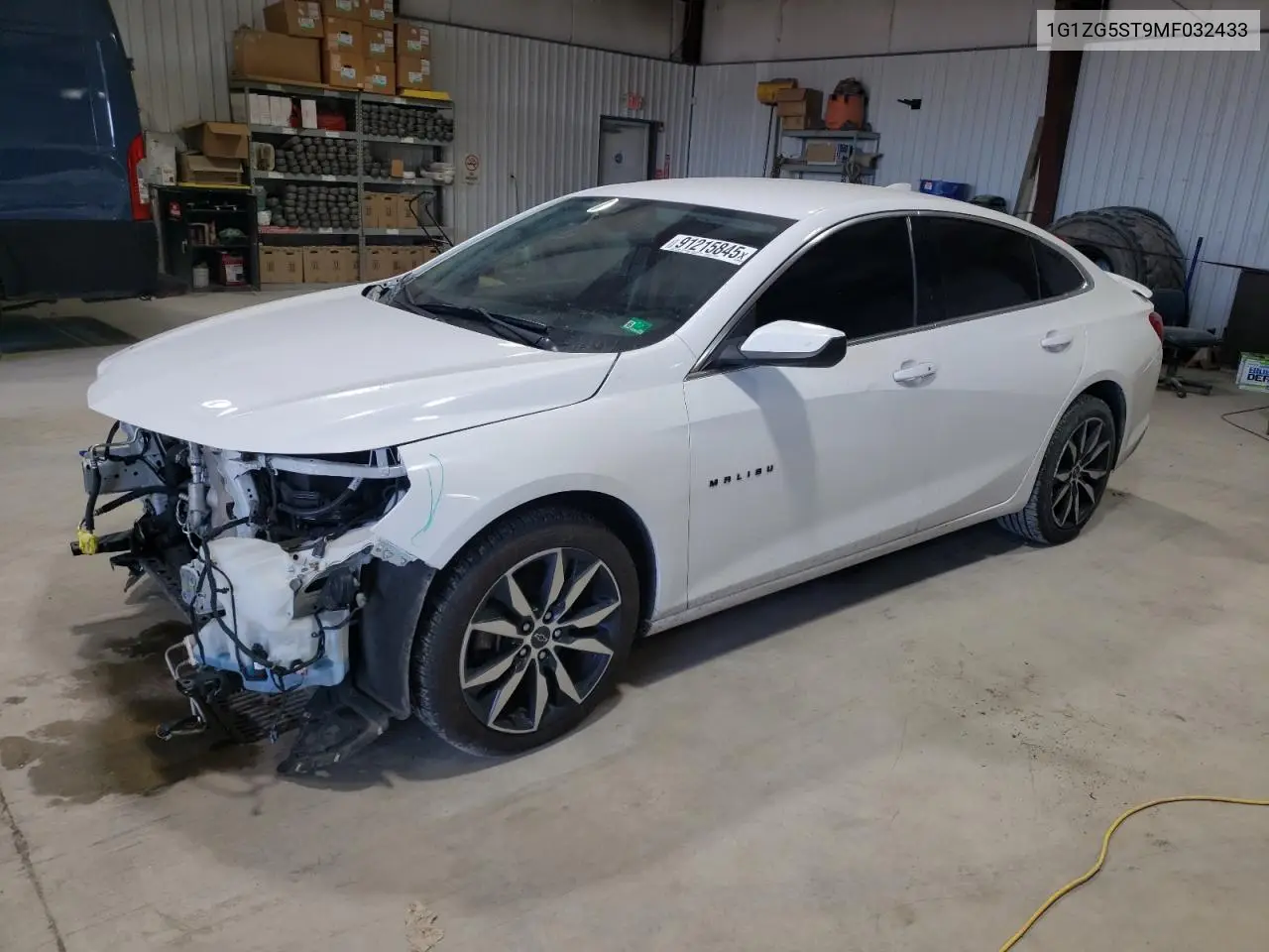 1G1ZG5ST9MF032433 2021 Chevrolet Malibu Rs