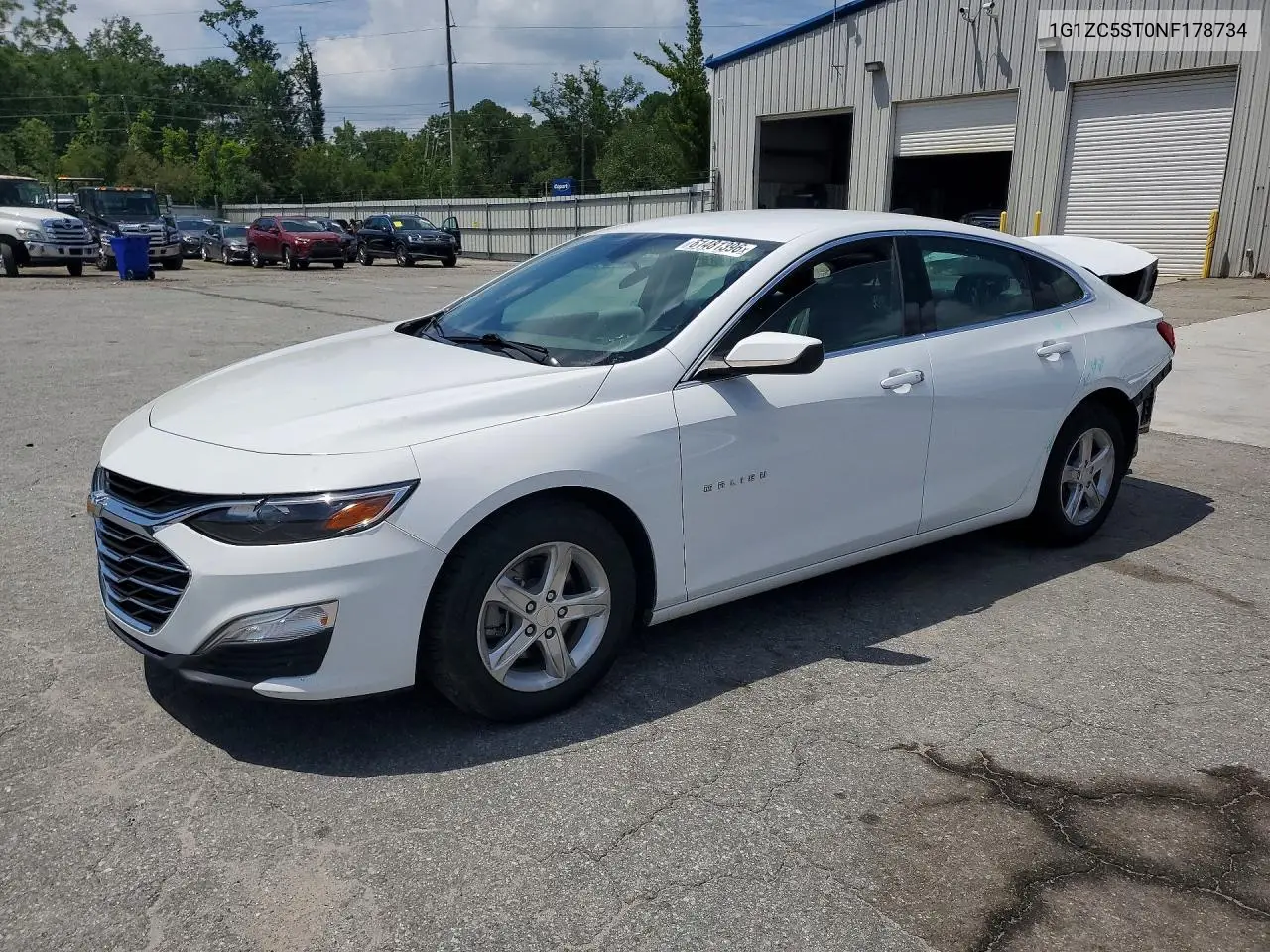 2022 Chevrolet Malibu Ls VIN: 1G1ZC5ST0NF178734 Lot: 61481396