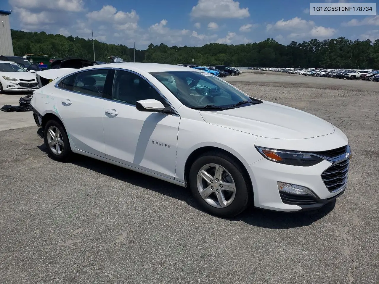 2022 Chevrolet Malibu Ls VIN: 1G1ZC5ST0NF178734 Lot: 61481396