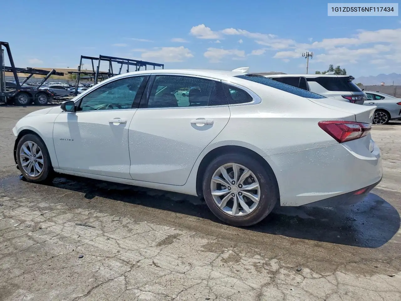 2022 Chevrolet Malibu Lt VIN: 1G1ZD5ST6NF117434 Lot: 61530916
