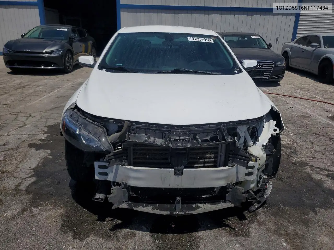 2022 Chevrolet Malibu Lt VIN: 1G1ZD5ST6NF117434 Lot: 61530916