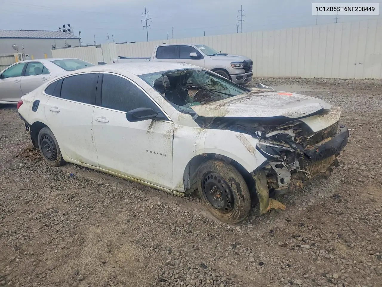 2022 Chevrolet Malibu VIN: 1G1ZB5ST6NF208449 Lot: 61672156
