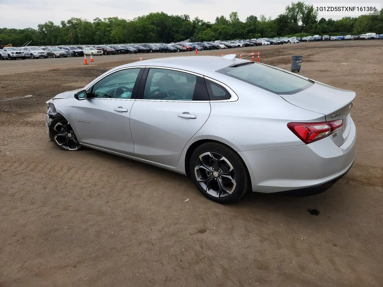 2022 Chevrolet Malibu Lt VIN: 1G1ZD5STXNF161386 Lot: 61712916