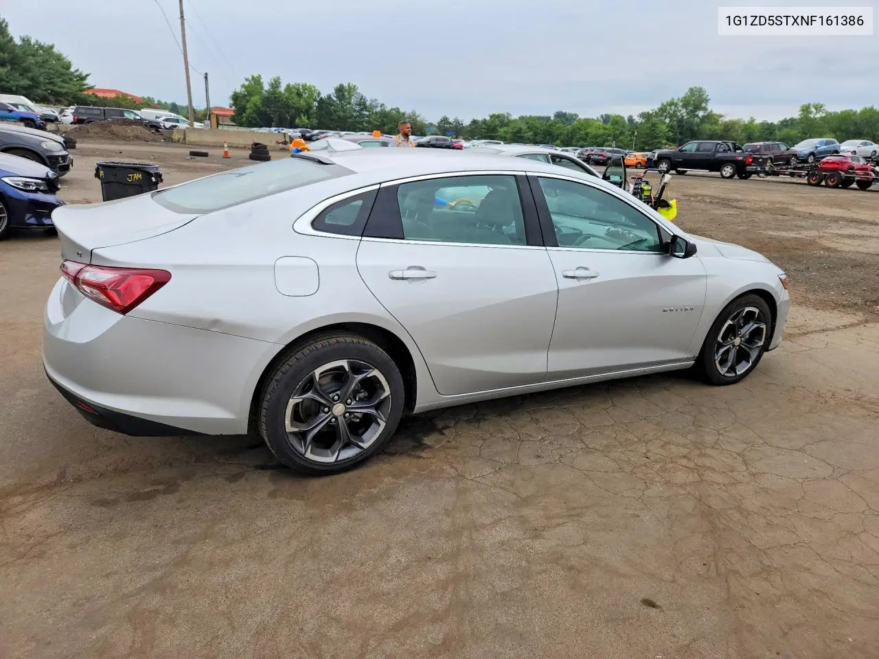 2022 Chevrolet Malibu Lt VIN: 1G1ZD5STXNF161386 Lot: 61712916