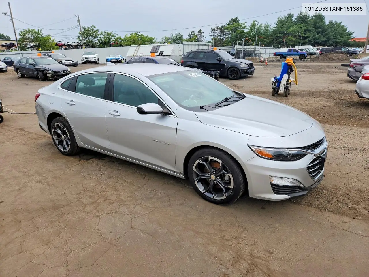 2022 Chevrolet Malibu Lt VIN: 1G1ZD5STXNF161386 Lot: 61712916