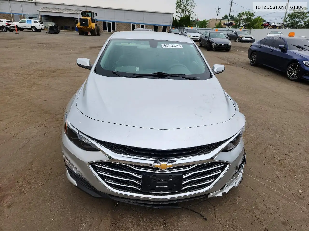 2022 Chevrolet Malibu Lt VIN: 1G1ZD5STXNF161386 Lot: 61712916