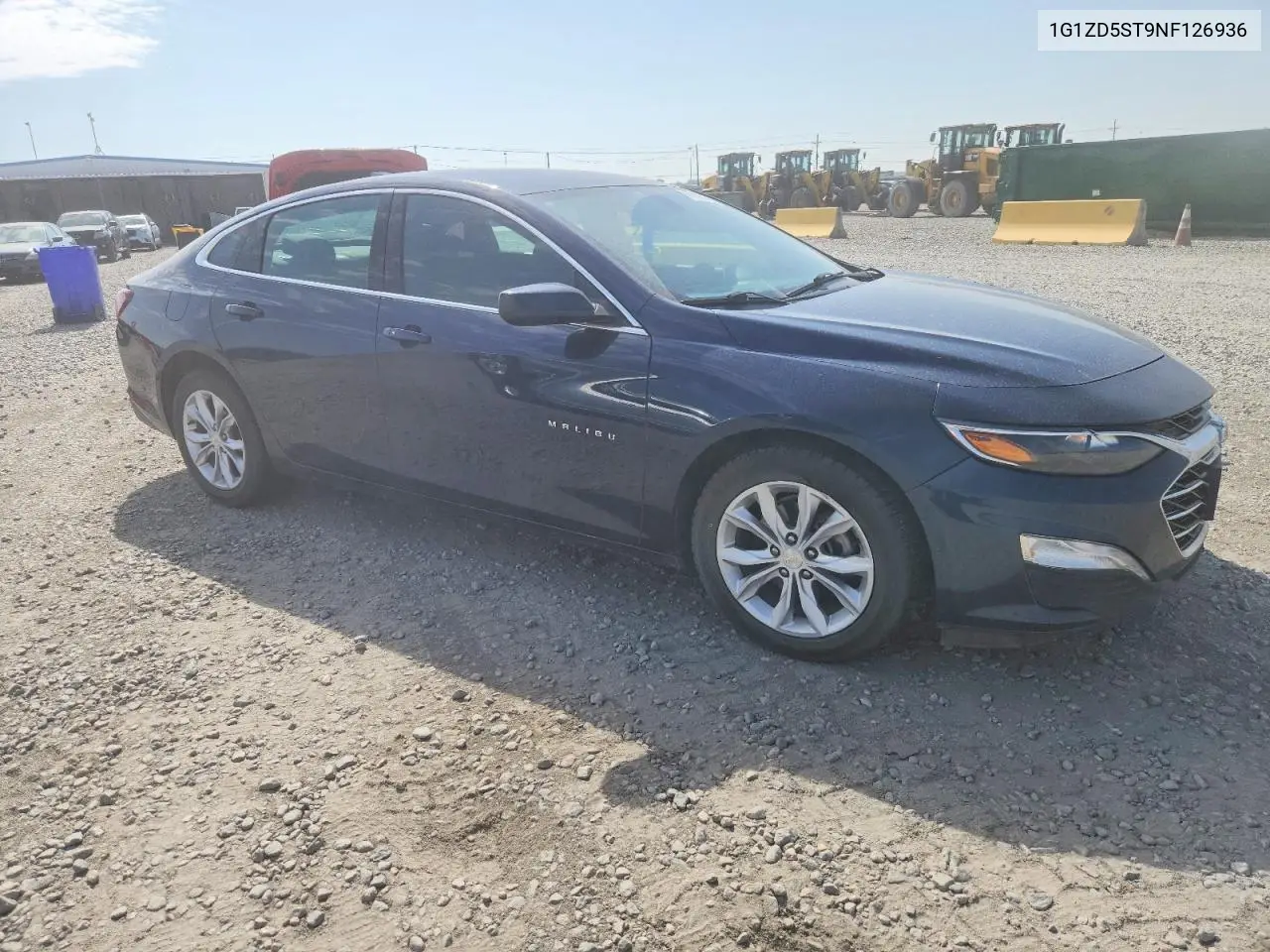 2022 Chevrolet Malibu Lt VIN: 1G1ZD5ST9NF126936 Lot: 61910616