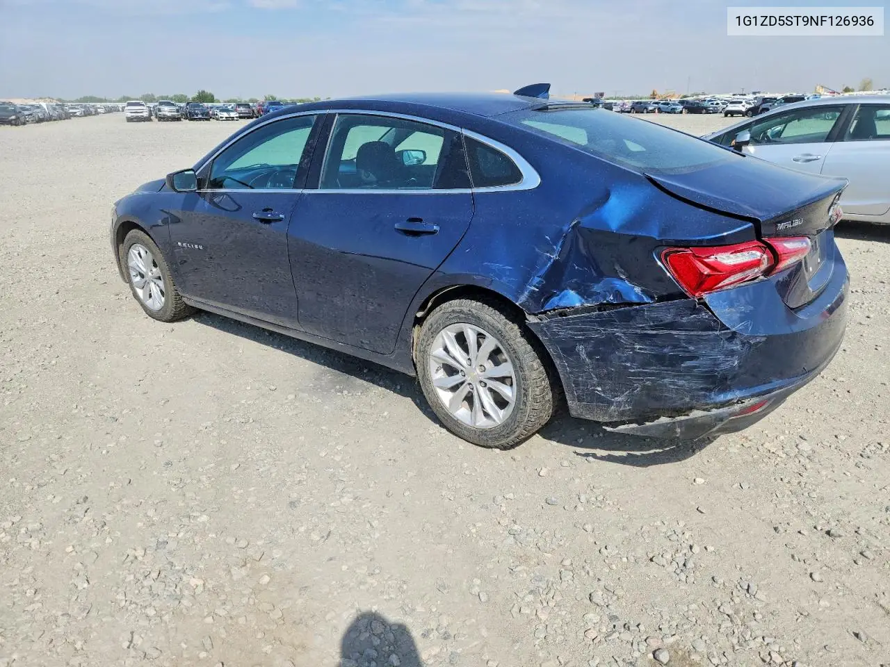 2022 Chevrolet Malibu Lt VIN: 1G1ZD5ST9NF126936 Lot: 61910616