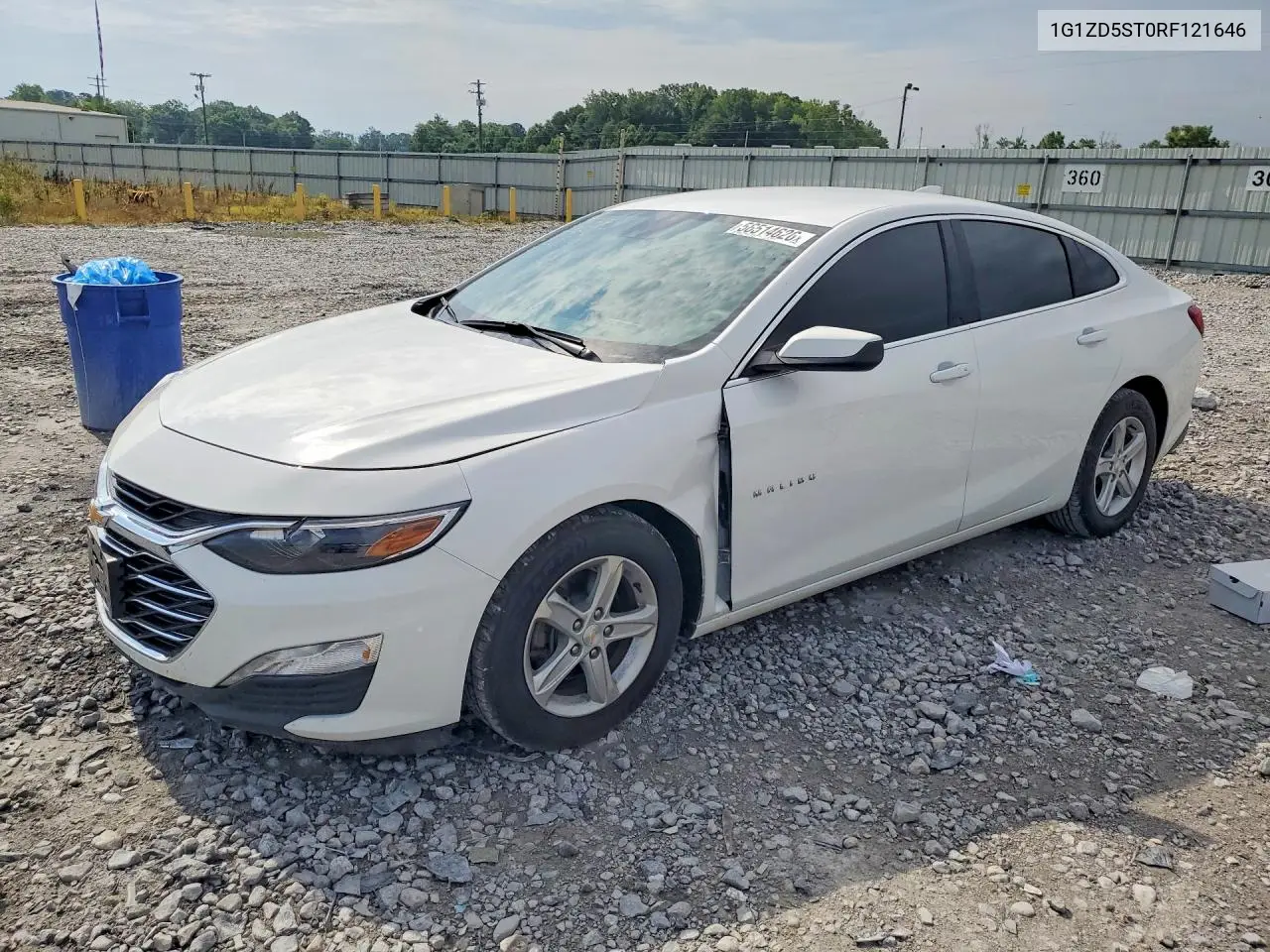 2024 Chevrolet Malibu Lt VIN: 1G1ZD5ST0RF121646 Lot: 56514626