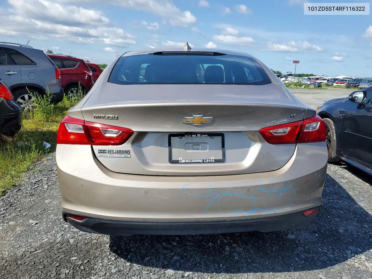 2024 Chevrolet Malibu Lt VIN: 1G1ZD5ST4RF116322 Lot: 59404416