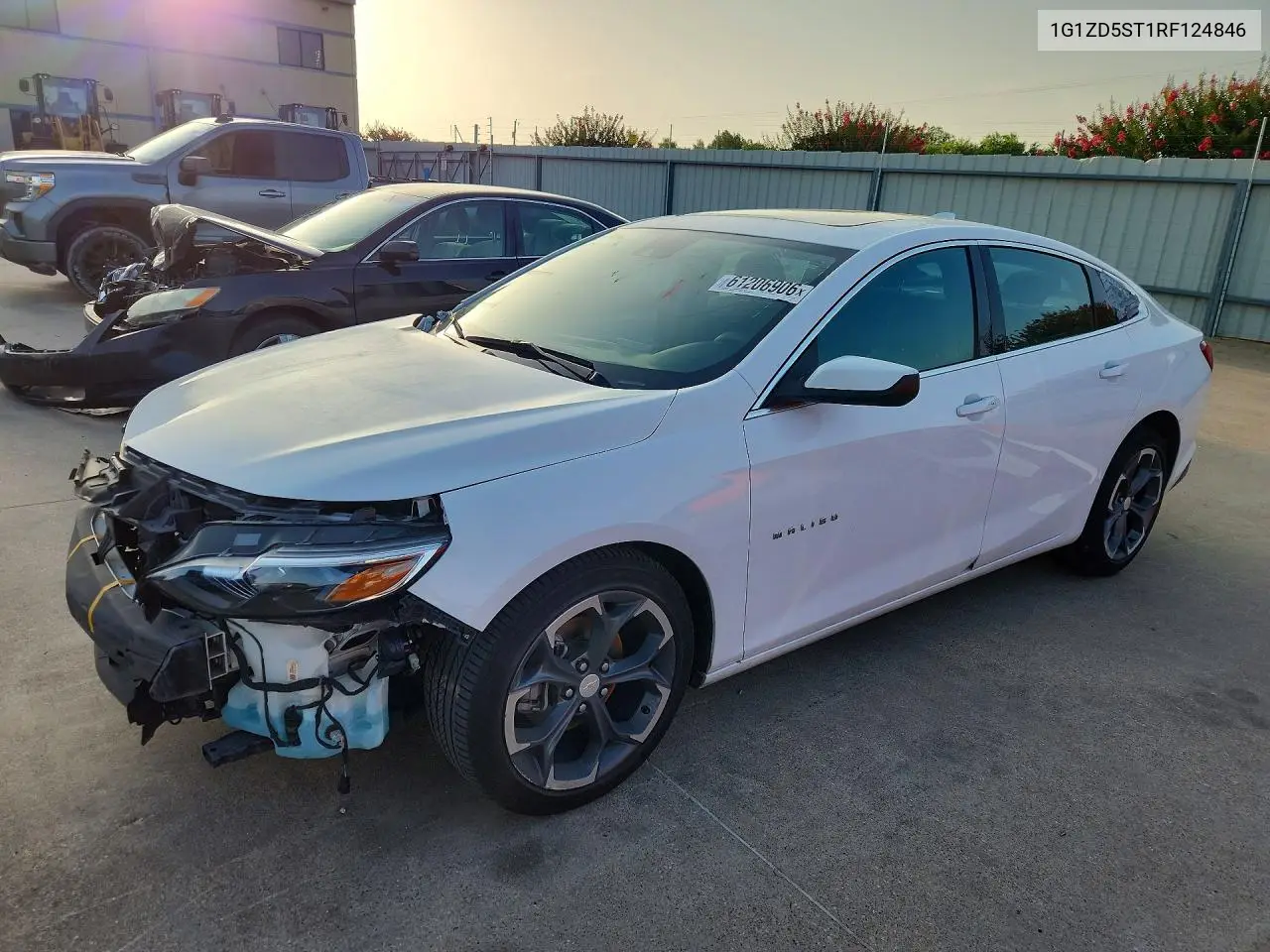 2024 Chevrolet Malibu Lt VIN: 1G1ZD5ST1RF124846 Lot: 61206906