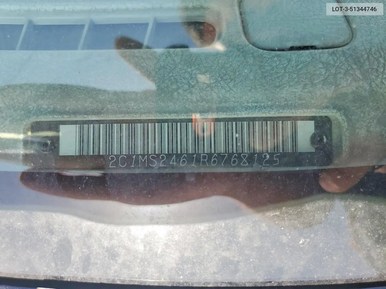 1994 Geo Metro Xfi VIN: 2C1MS2461R6768125 Lot: 51344746