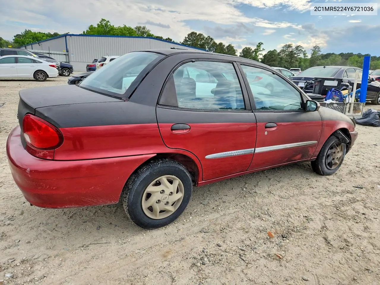 2000 Chevrolet Metro Lsi VIN: 2C1MR5224Y6721036 Lot: 55850826