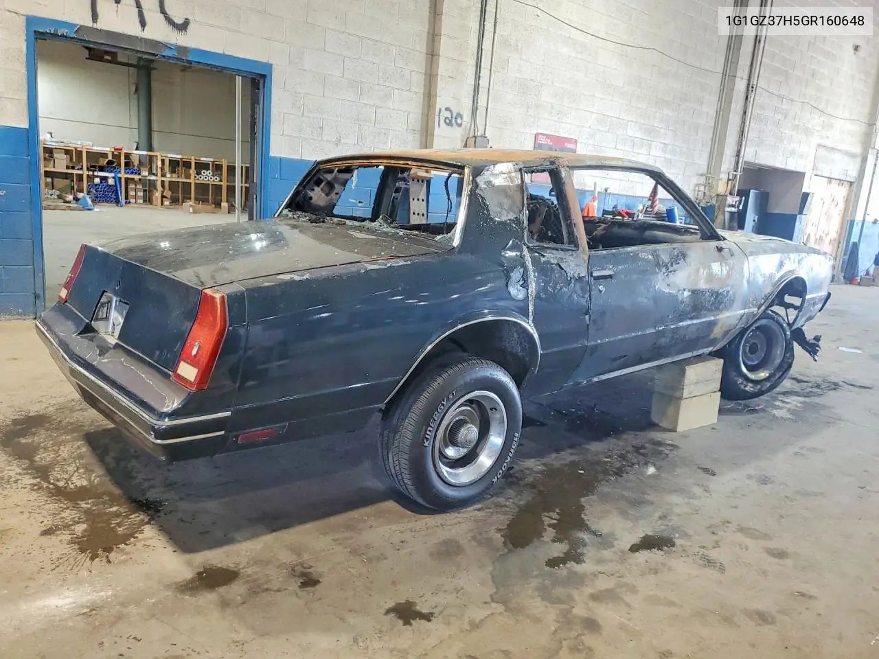 1986 Chevrolet Monte Carlo VIN: 1G1GZ37H5GR160648 Lot: 55372636