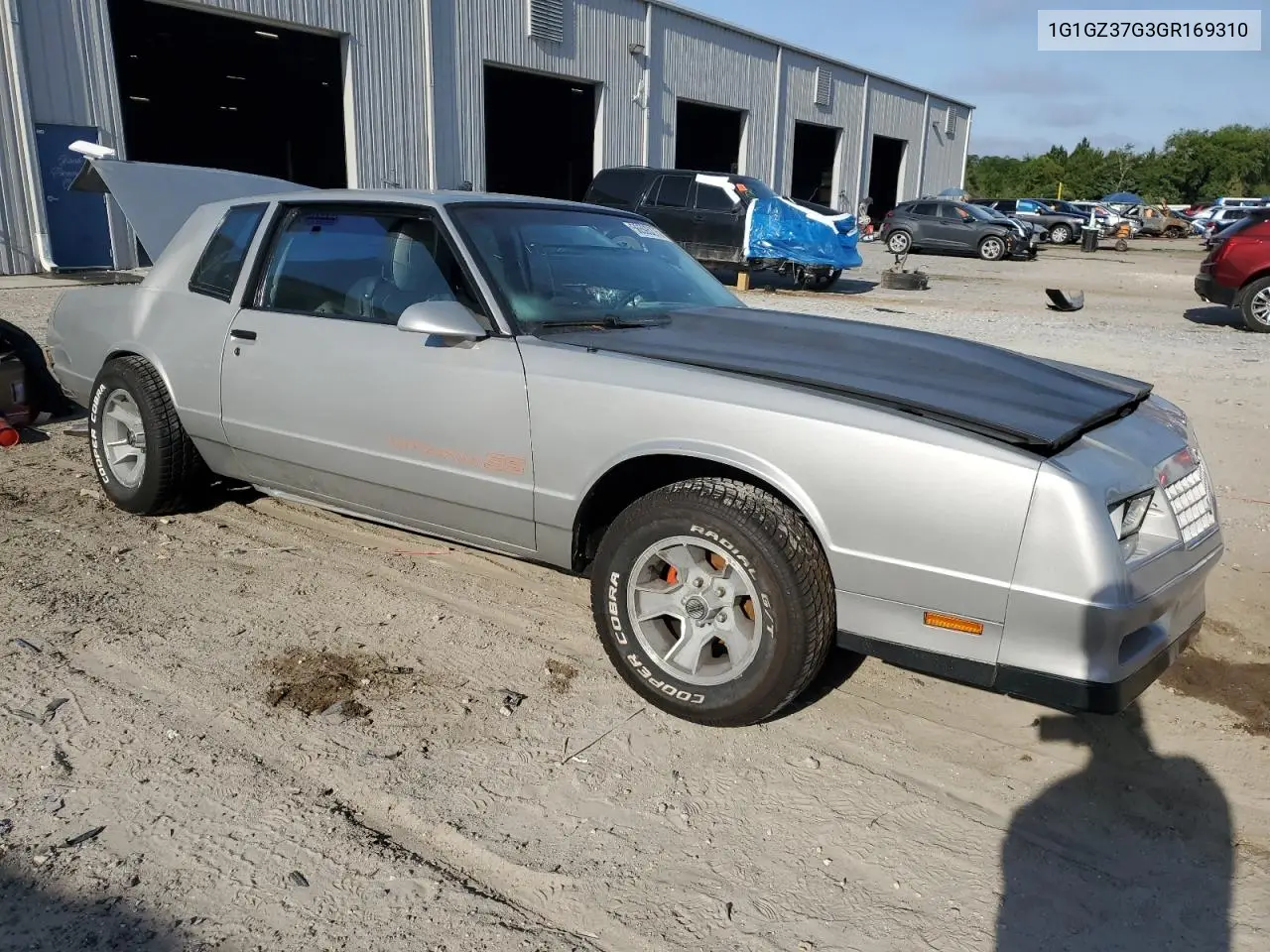 1986 Chevrolet Monte Carlo VIN: 1G1GZ37G3GR169310 Lot: 55954376