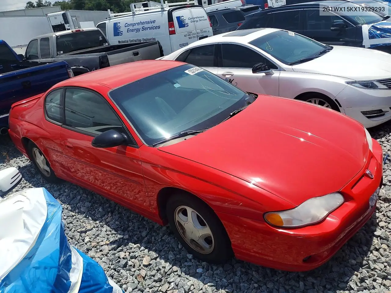 2001 Chevrolet Monte Carlo Ss VIN: 2G1WX15KX19329293 Lot: 53216426