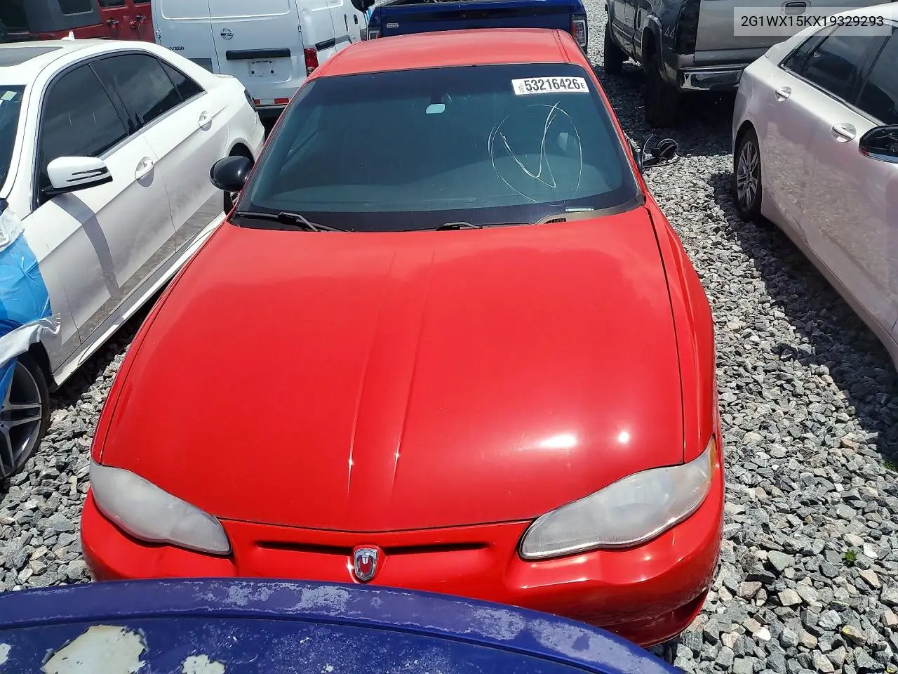 2001 Chevrolet Monte Carlo Ss VIN: 2G1WX15KX19329293 Lot: 53216426
