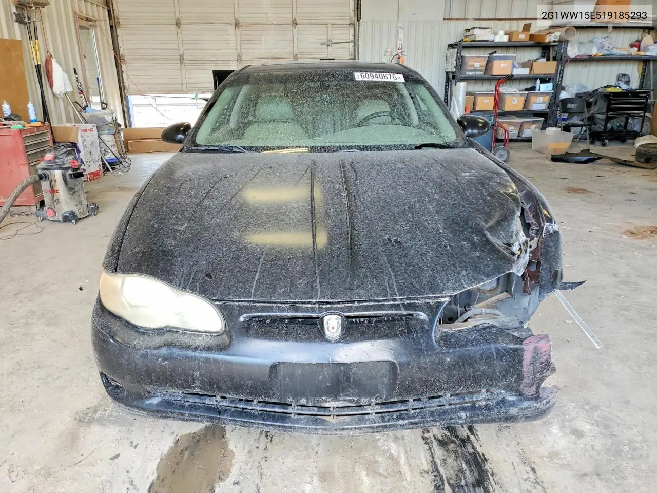 2001 Chevrolet Monte Carlo Ls VIN: 2G1WW15E519185293 Lot: 60940676
