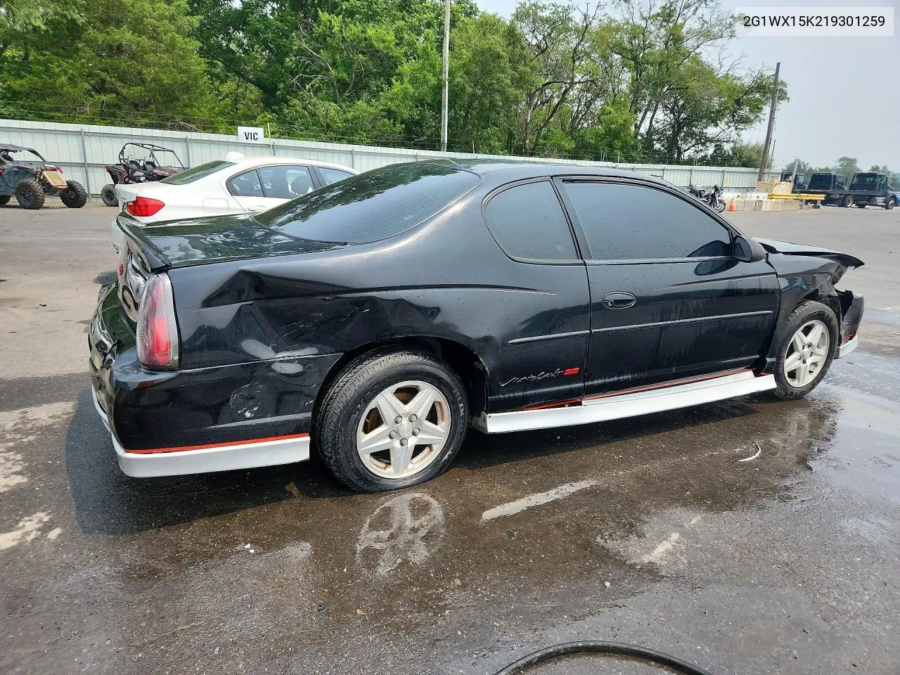 2001 Chevrolet Monte Carlo Ss VIN: 2G1WX15K219301259 Lot: 61214296