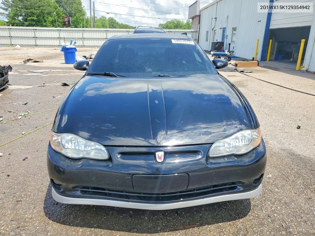 2002 Chevrolet Monte Carlo Ss VIN: 2G1WX15K129354942 Lot: 54057076