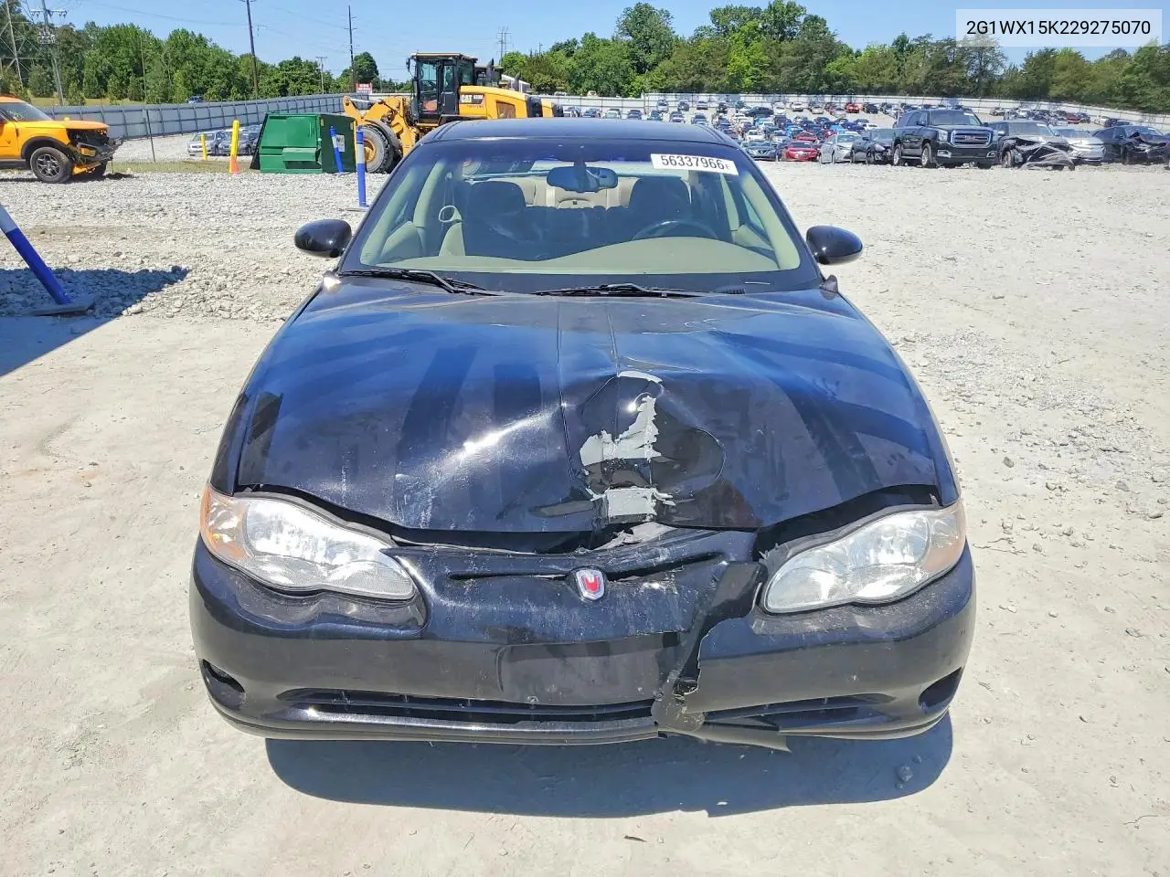 2002 Chevrolet Monte Carlo Ss VIN: 2G1WX15K229275070 Lot: 56337966