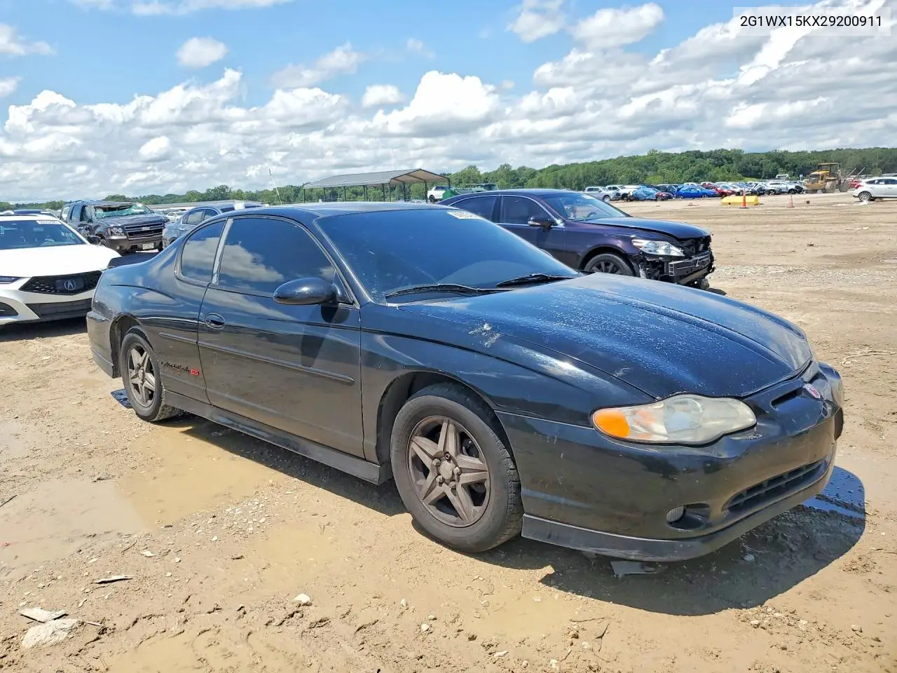 2002 Chevrolet Monte Carlo Ss VIN: 2G1WX15KX29200911 Lot: 60803486