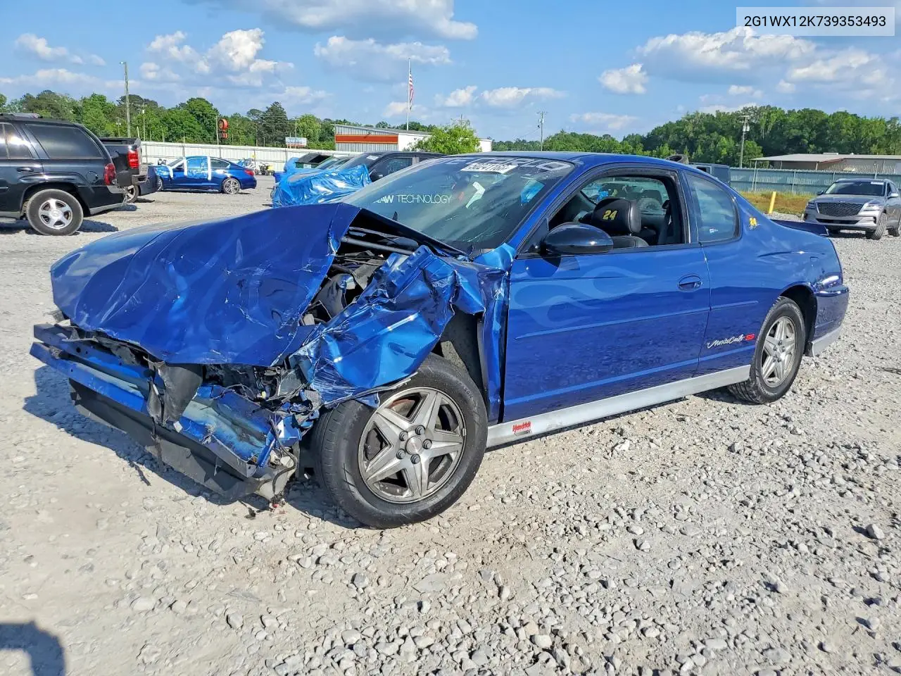 2003 Chevrolet Monte Carlo Ss VIN: 2G1WX12K739353493 Lot: 50241166