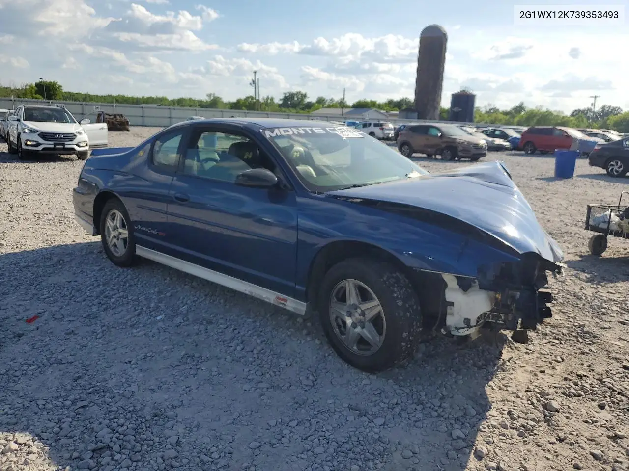 2003 Chevrolet Monte Carlo Ss VIN: 2G1WX12K739353493 Lot: 50241166