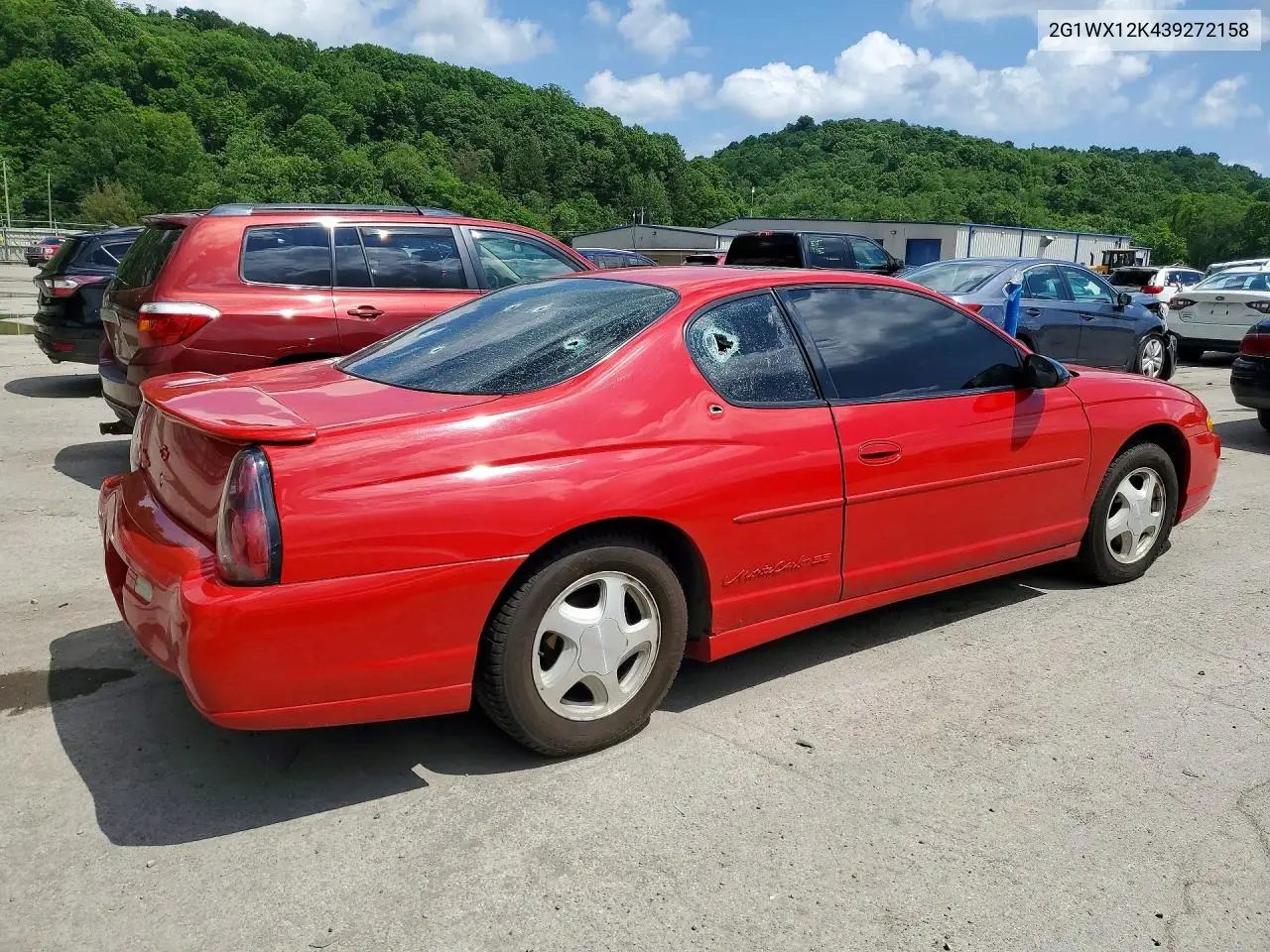 2003 Chevrolet Monte Carlo Ss VIN: 2G1WX12K439272158 Lot: 56659726