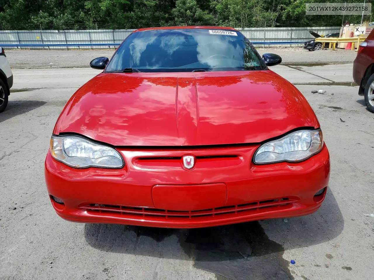 2003 Chevrolet Monte Carlo Ss VIN: 2G1WX12K439272158 Lot: 56659726