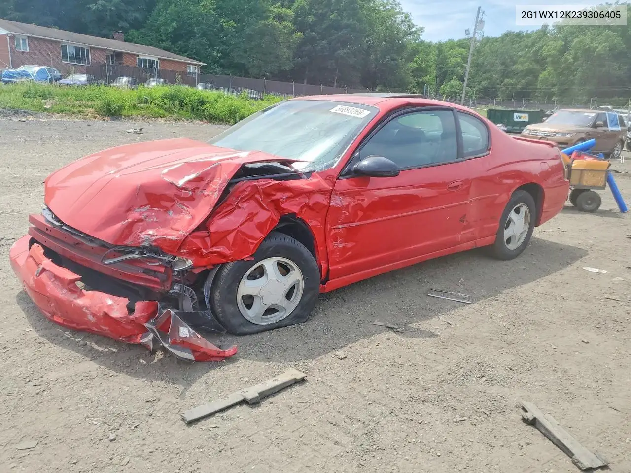 2003 Chevrolet Monte Carlo Ss VIN: 2G1WX12K239306405 Lot: 56893266
