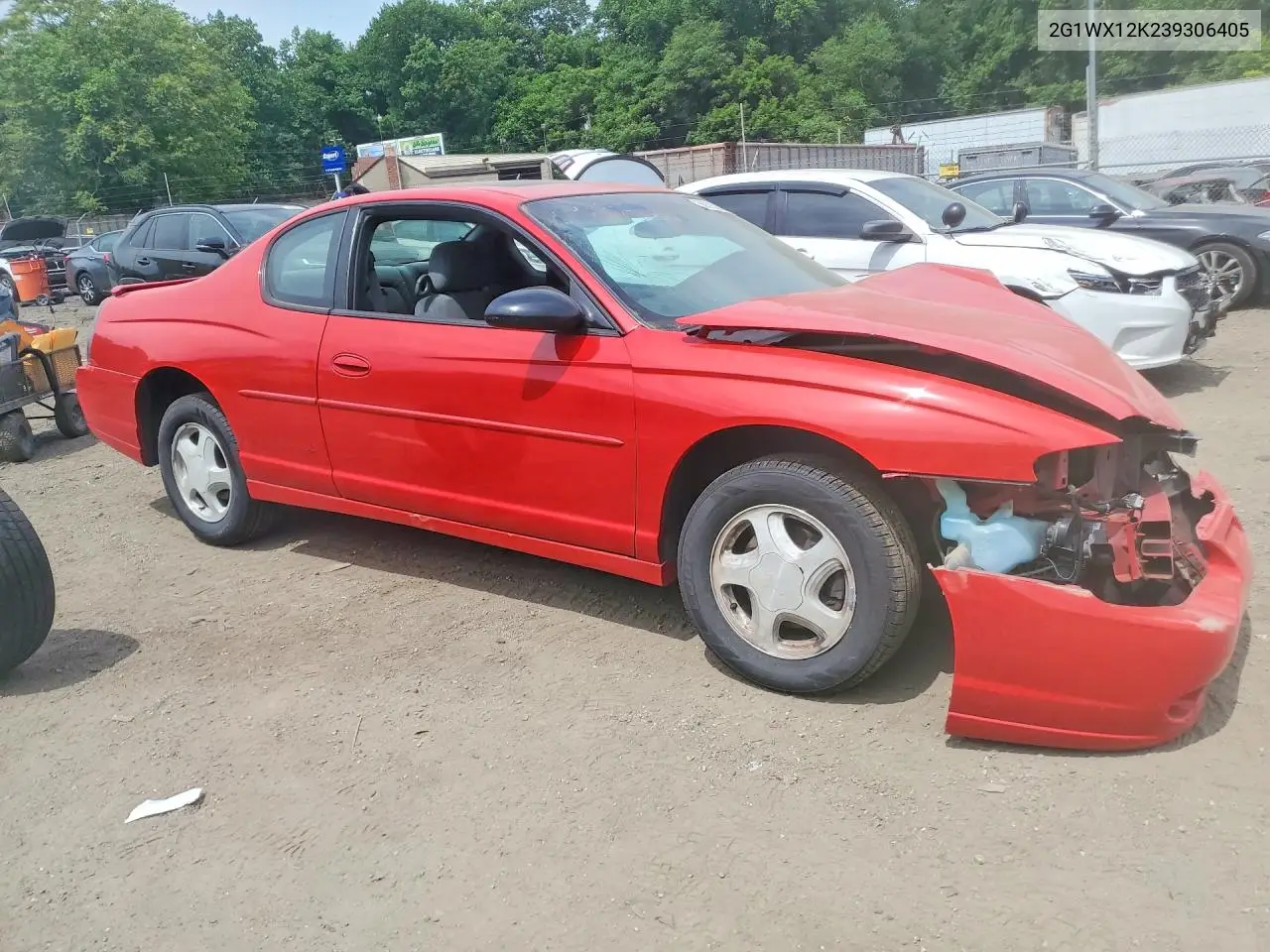 2003 Chevrolet Monte Carlo Ss VIN: 2G1WX12K239306405 Lot: 56893266