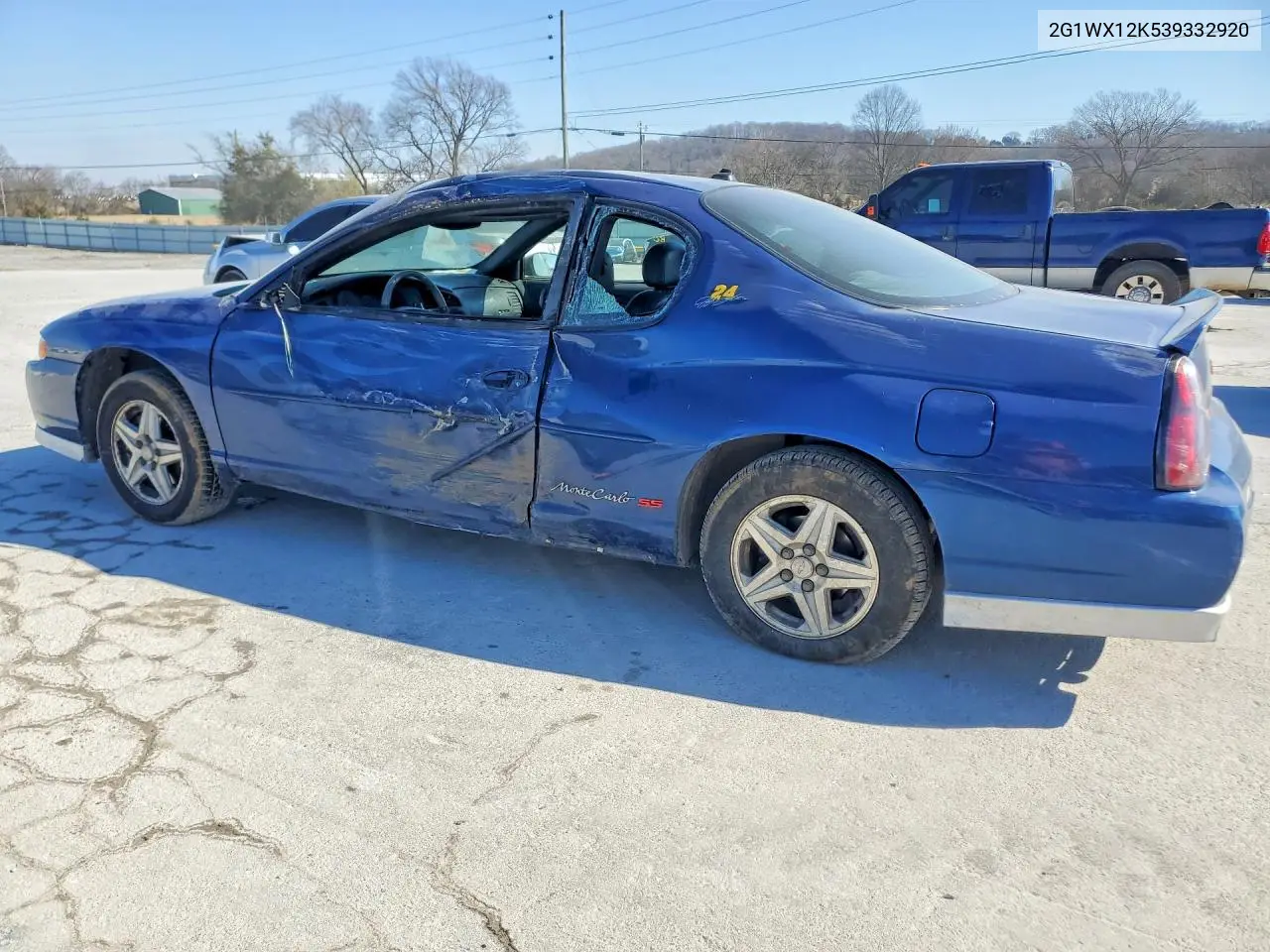 2003 Chevrolet Monte Carlo Ss VIN: 2G1WX12K539332920 Lot: 57170776