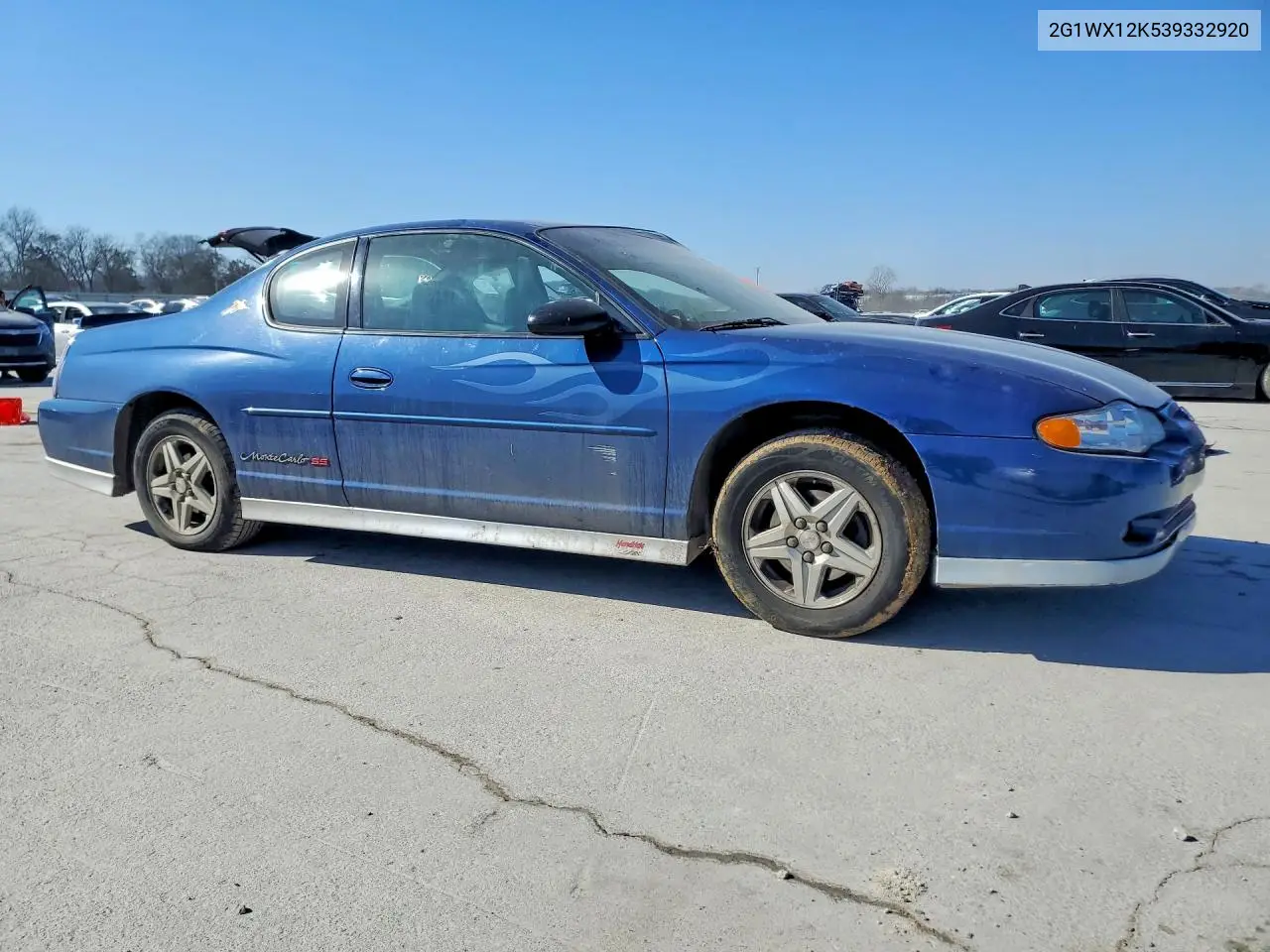 2003 Chevrolet Monte Carlo Ss VIN: 2G1WX12K539332920 Lot: 57170776