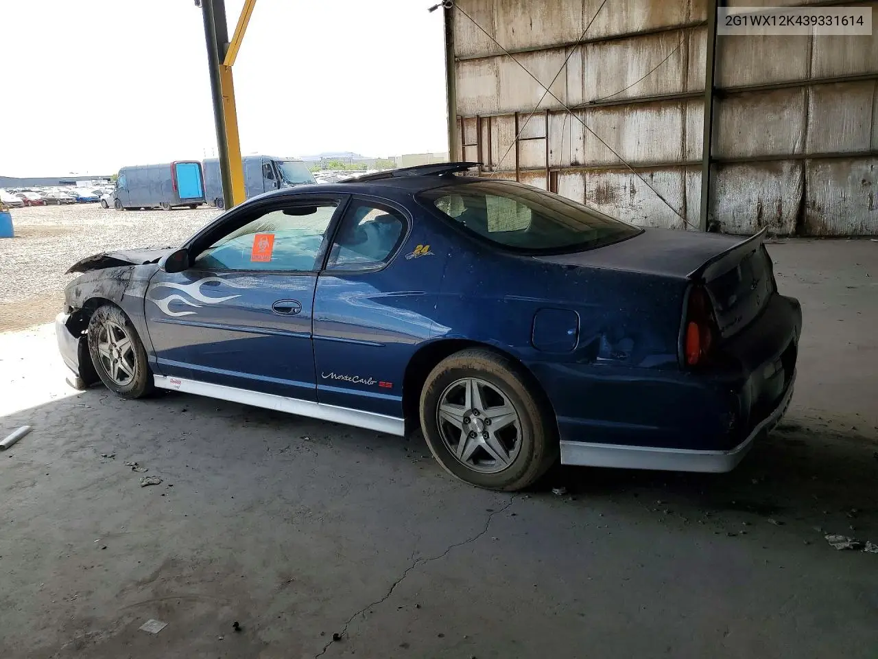 2003 Chevrolet Monte Carlo Ss VIN: 2G1WX12K439331614 Lot: 58737466