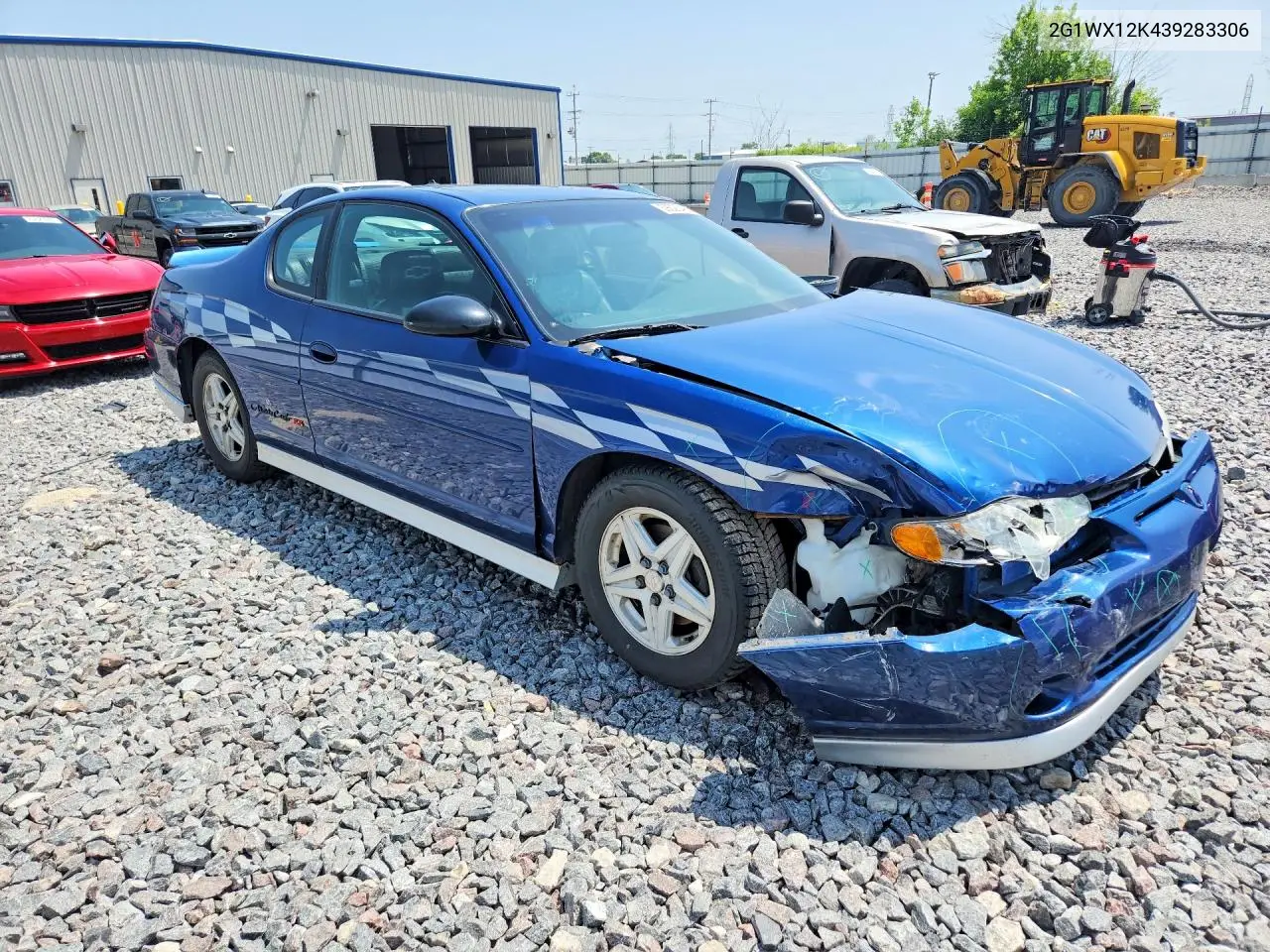 2003 Chevrolet Monte Carlo Ss VIN: 2G1WX12K439283306 Lot: 59023426