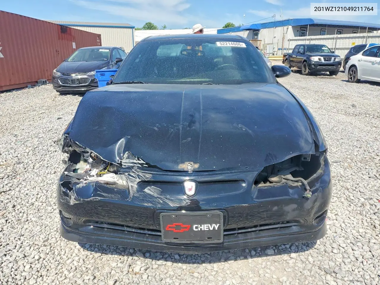2004 Chevrolet Monte Carlo Ss Supercharged VIN: 2G1WZ121049211764 Lot: 52214606