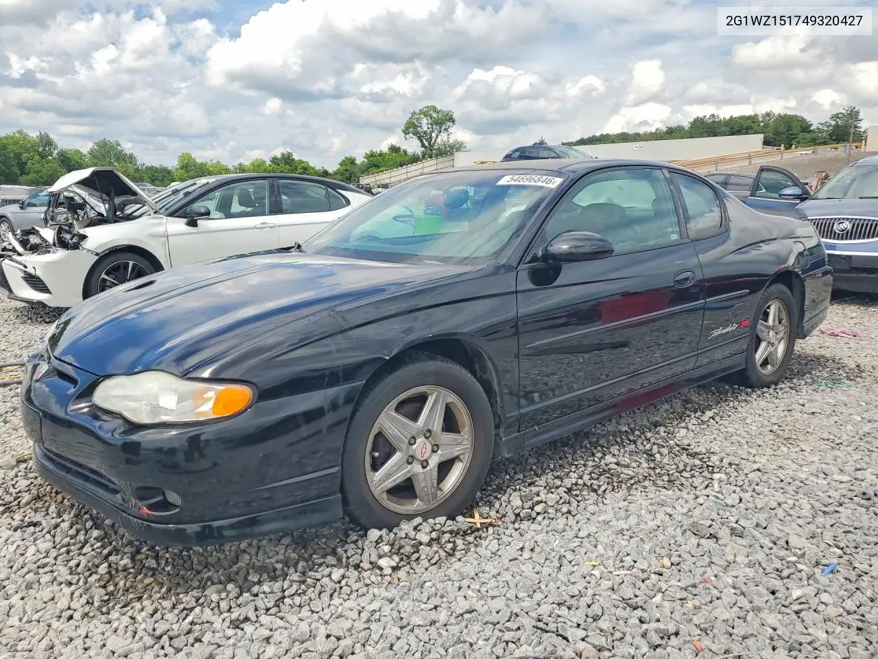 2004 Chevrolet Monte Carlo Ss Supercharged VIN: 2G1WZ151749320427 Lot: 54696846
