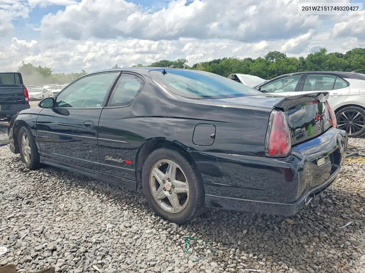 2004 Chevrolet Monte Carlo Ss Supercharged VIN: 2G1WZ151749320427 Lot: 54696846