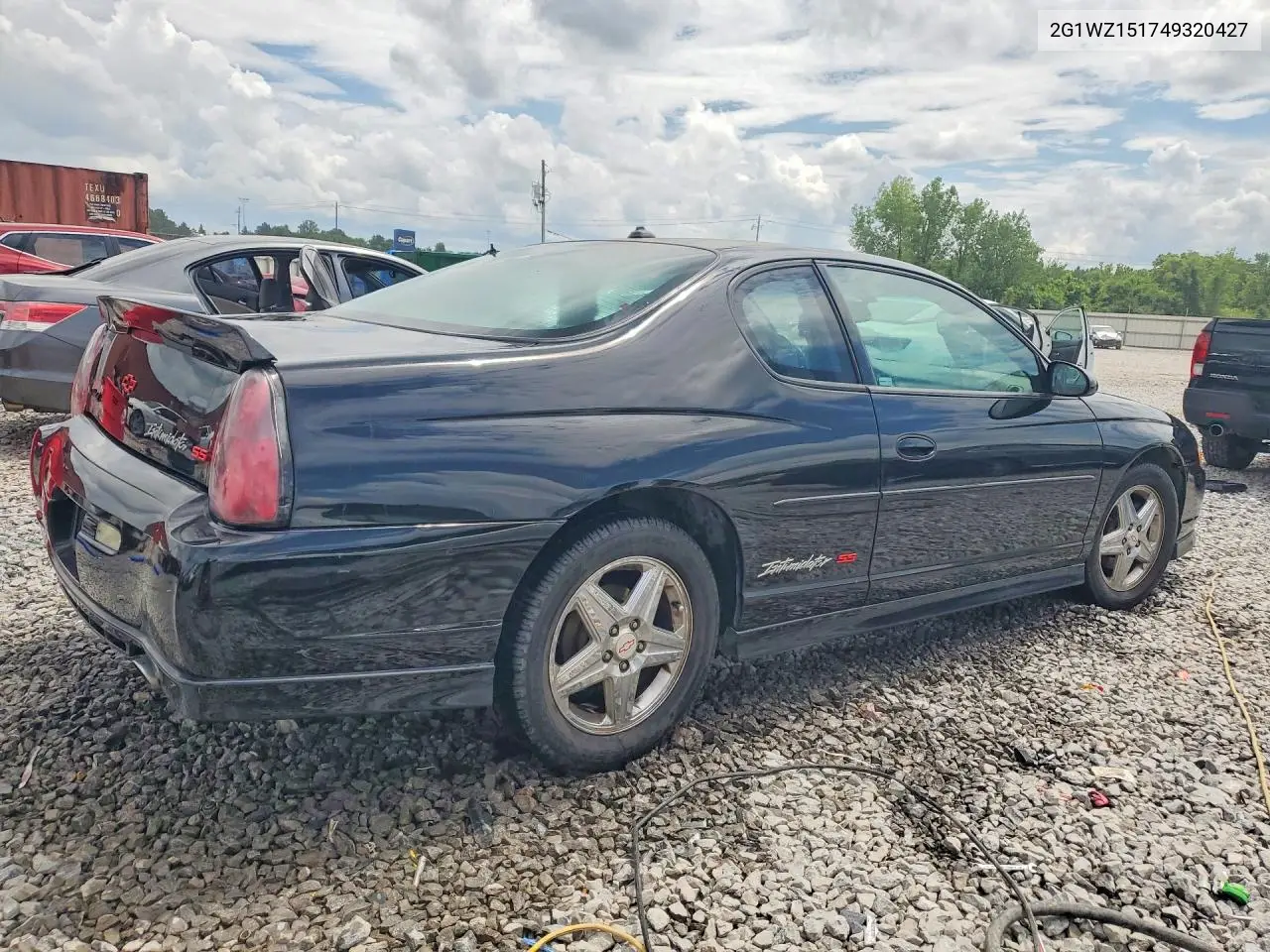 2004 Chevrolet Monte Carlo Ss Supercharged VIN: 2G1WZ151749320427 Lot: 54696846