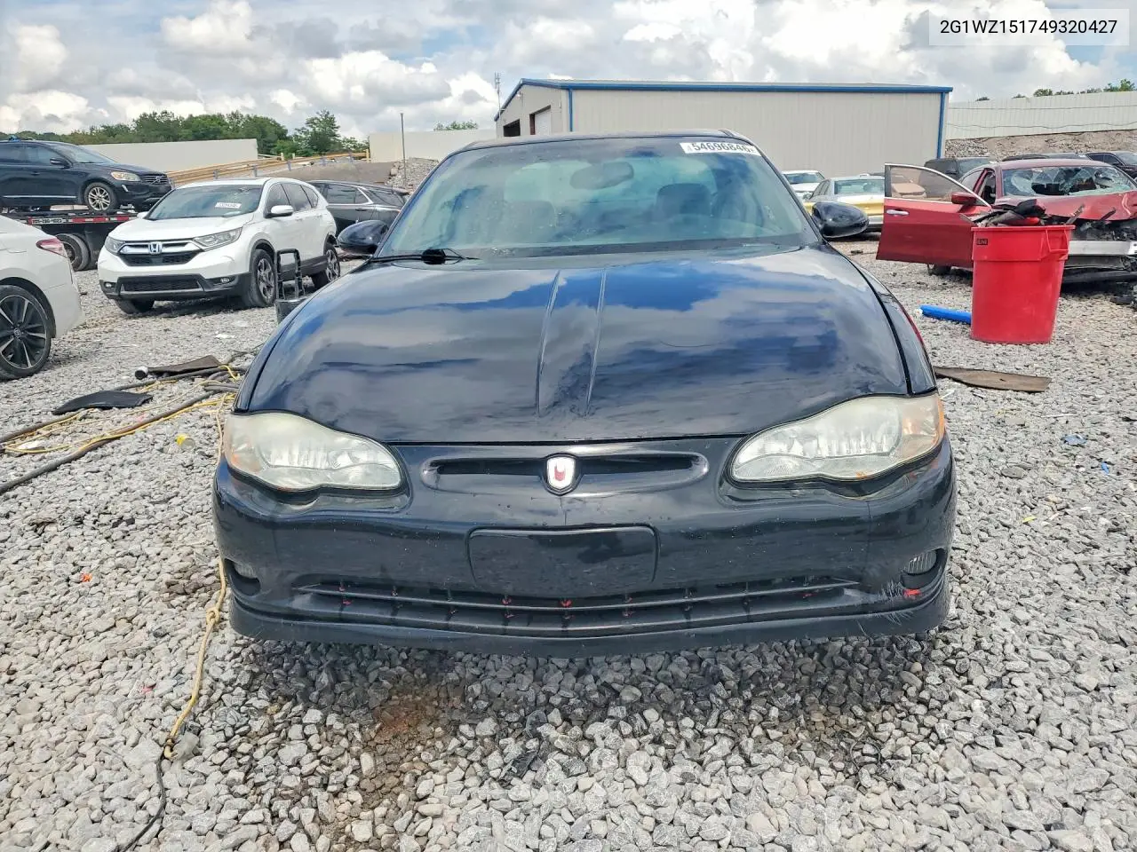 2004 Chevrolet Monte Carlo Ss Supercharged VIN: 2G1WZ151749320427 Lot: 54696846