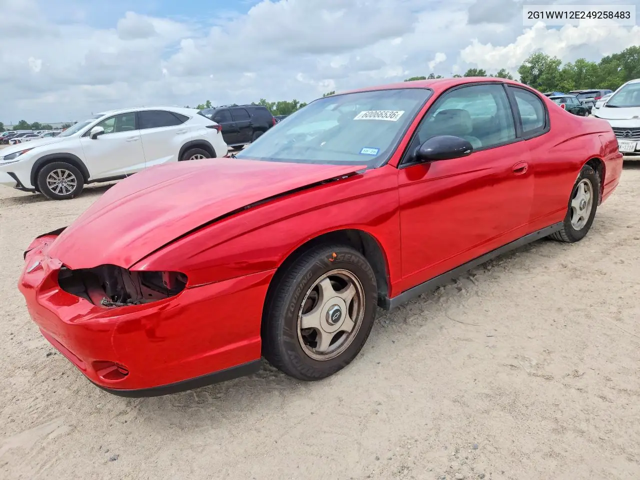 2004 Chevrolet Monte Carlo Ls VIN: 2G1WW12E249258483 Lot: 60066536