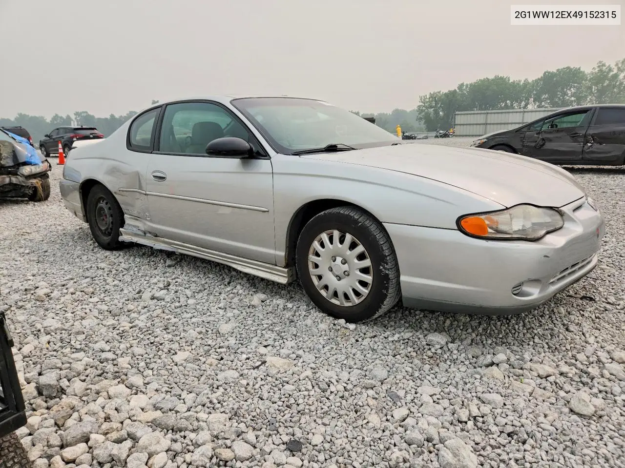 2004 Chevrolet Monte Carlo Ls VIN: 2G1WW12EX49152315 Lot: 61481346