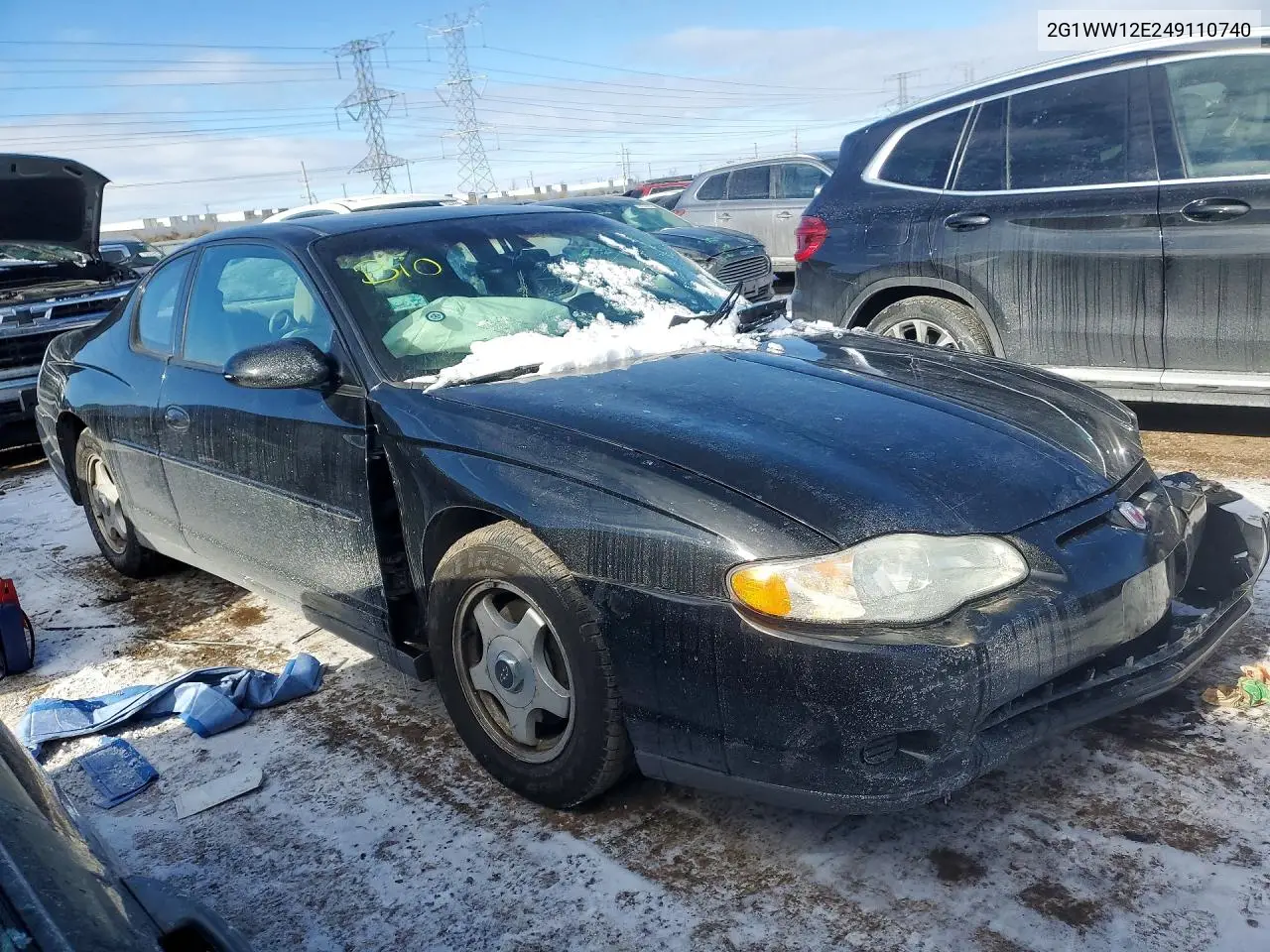 2004 Chev Monte Carl VIN: 2G1WW12E249110740 Lot: 79096055