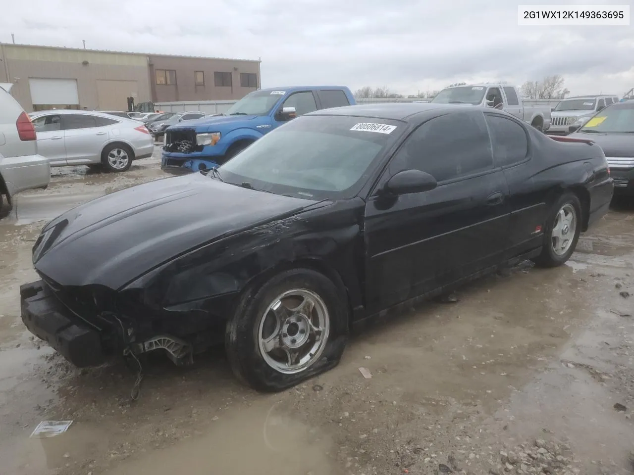 2004 Chevrolet Monte Carlo Ss VIN: 2G1WX12K149363695 Lot: 80506814