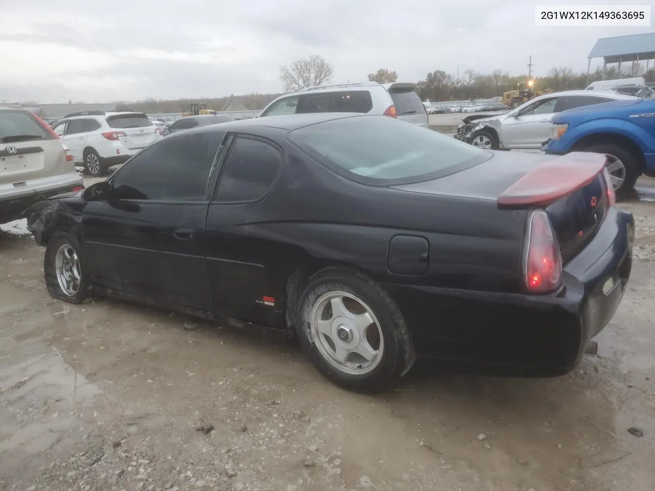 2004 Chevrolet Monte Carlo Ss VIN: 2G1WX12K149363695 Lot: 80506814