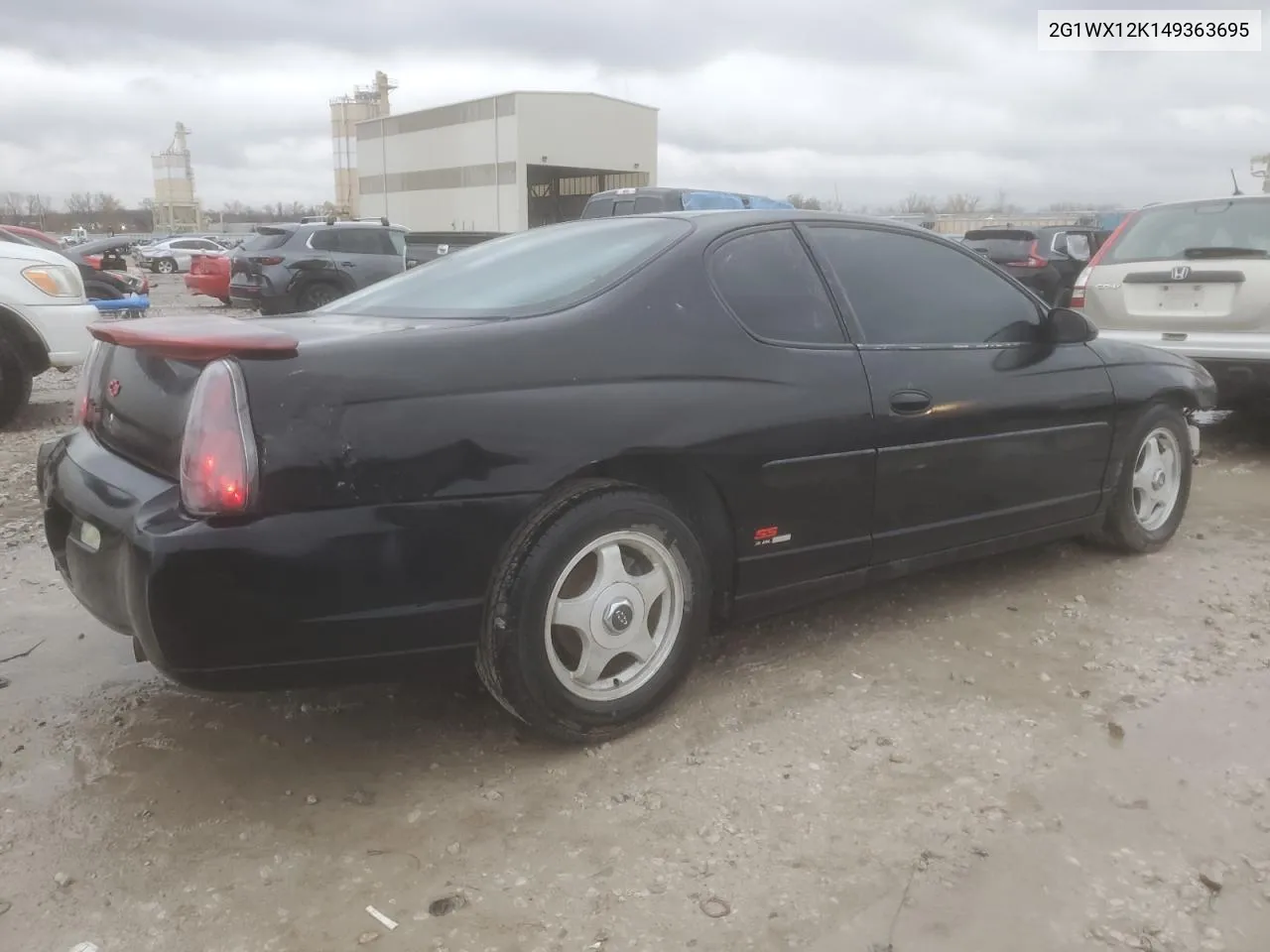 2004 Chevrolet Monte Carlo Ss VIN: 2G1WX12K149363695 Lot: 80506814